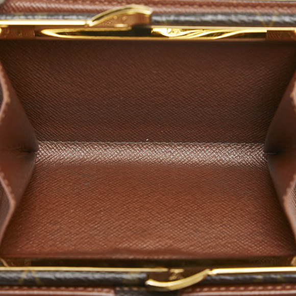 Louis Vuitton Monogram Viennese Bi-fold Wallet M61663 Brown PVC Leather Women... - Picture 8 of 11